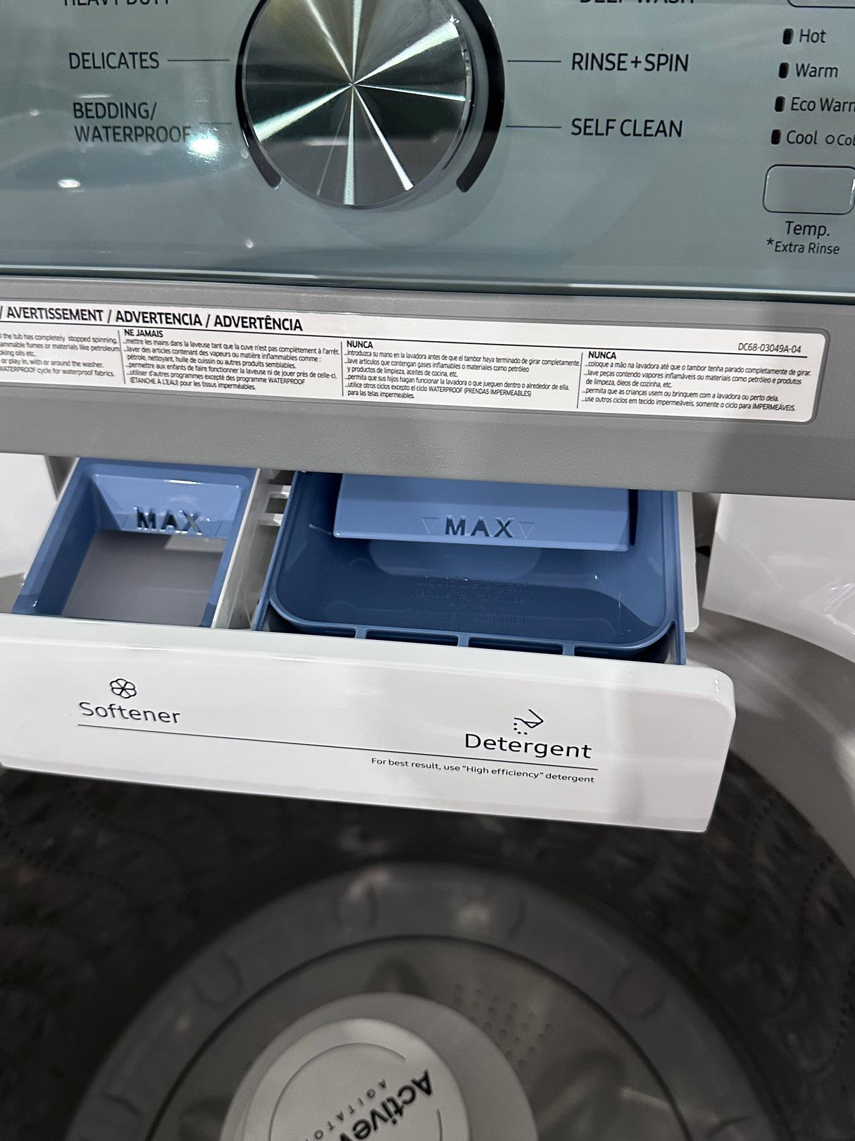 4.5 cu. ft. Top Load Washer with Impeller and Vibration Reduction in White