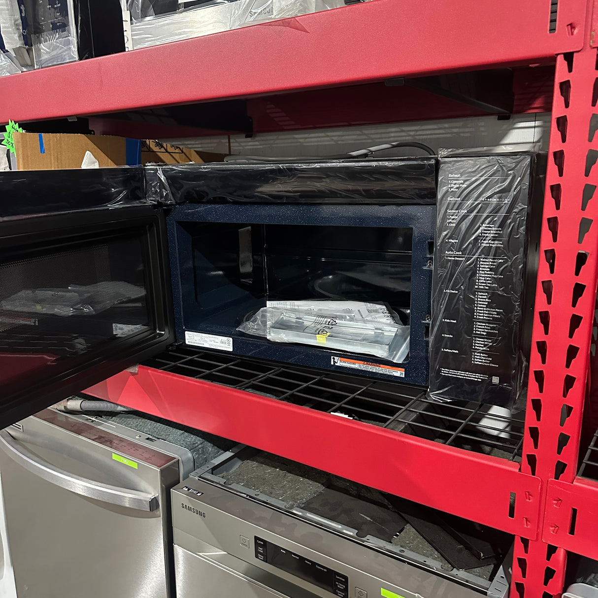 Samsung Bespoke White Microwave