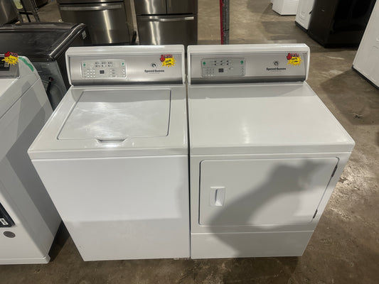 Speed Queen Washer and Dryer - Electric