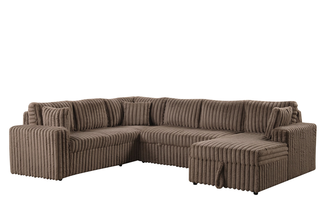 Forever Mocha Sectional With Pull-Out Bed **NEW ARRIVAL**