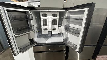 Samsung - Bespoke 29 cu. ft 4-Door French Door Refrigerator with Beverage Center - Stainless steel