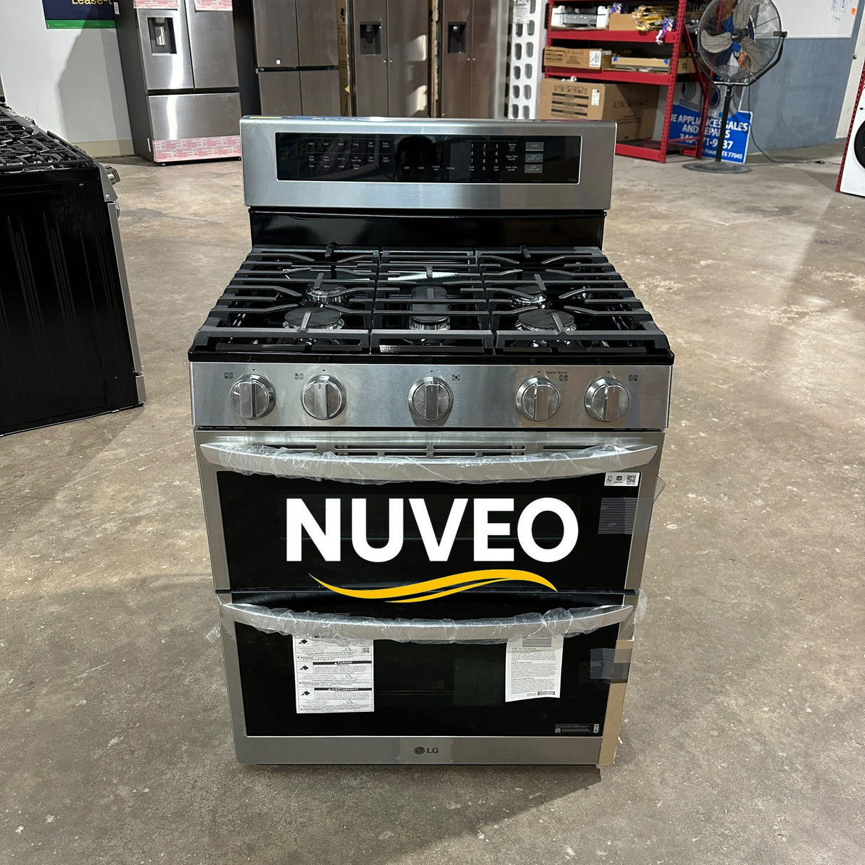 LG Double Oven Gas Stove