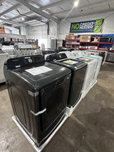 5.4 cu.ft. Extra-Large Capacity Smart Top Load Washer with ActiveWave Agitator and Super Speed Wash in Brushed Black