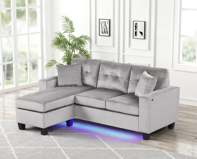 Messi Grey - Reversible Sectional **ON SALE**