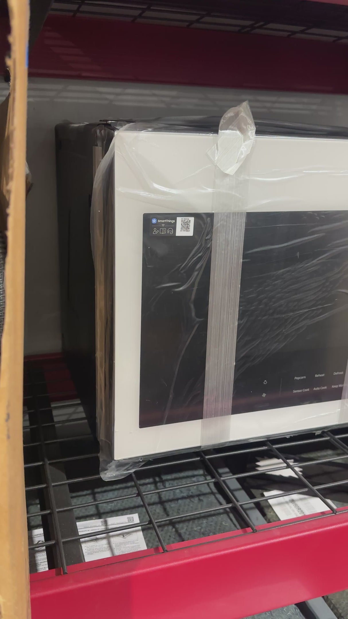 Samsung Bespoke White Microwave