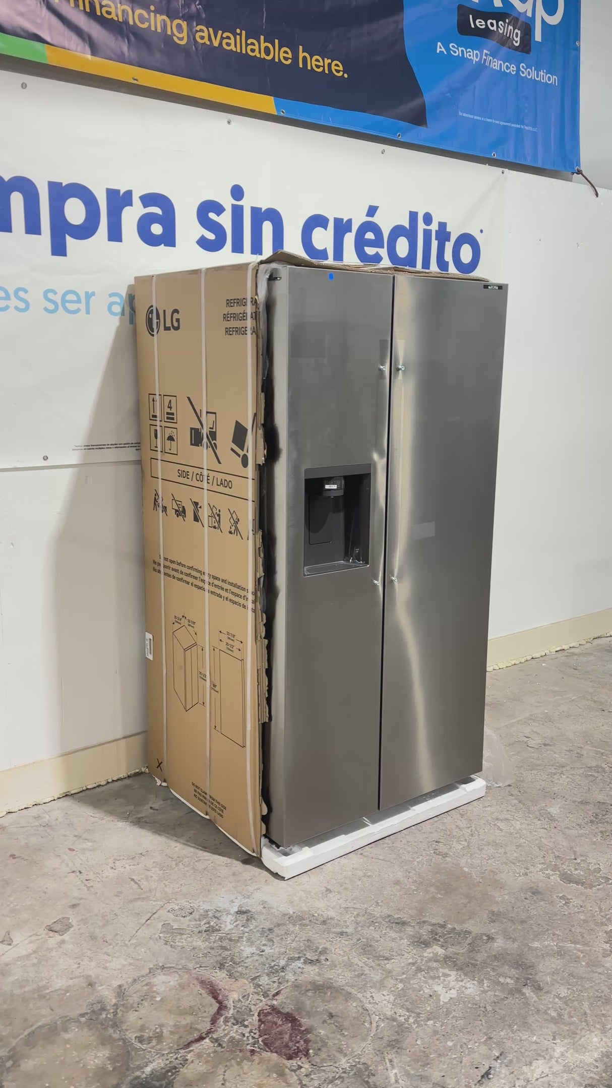 LG Side By Side Refrigerator