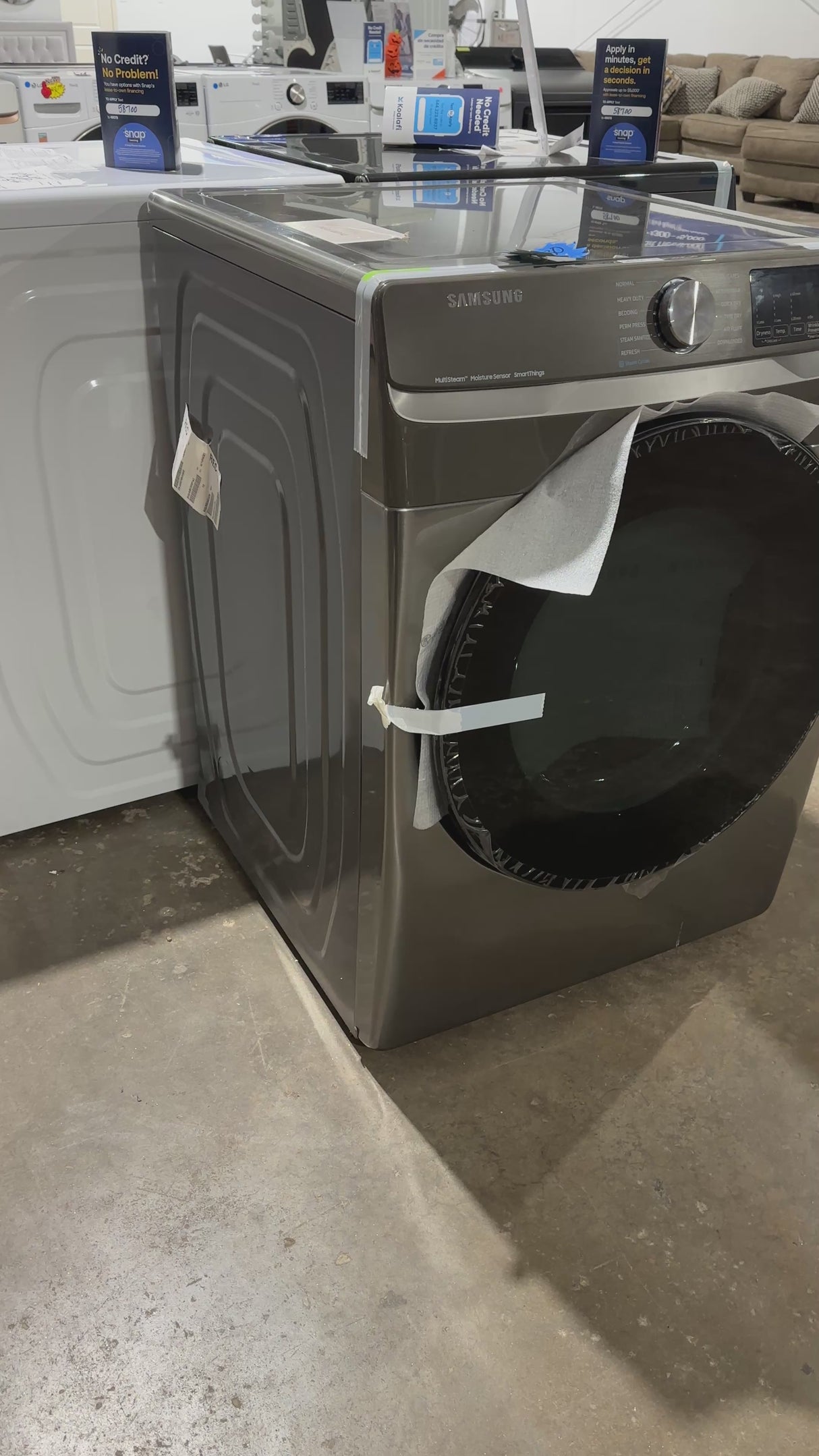 Samsung Champagne Gas Dryer